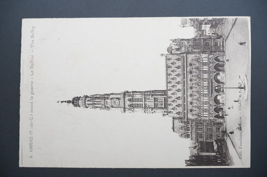 Pohlednice Arras – Beffroi před válkou (x9644)