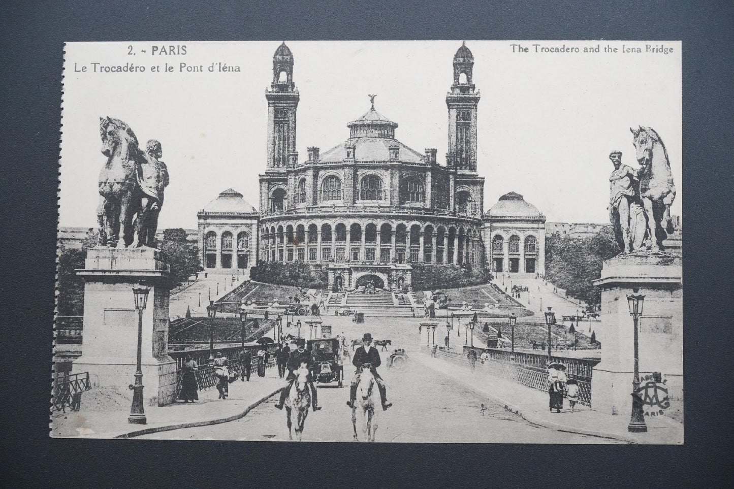 Pohlednice Paříž – Trocadéro a most d'Iéna (x9652)