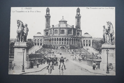 Pohlednice Paříž – Trocadéro a most d'Iéna (x9652)