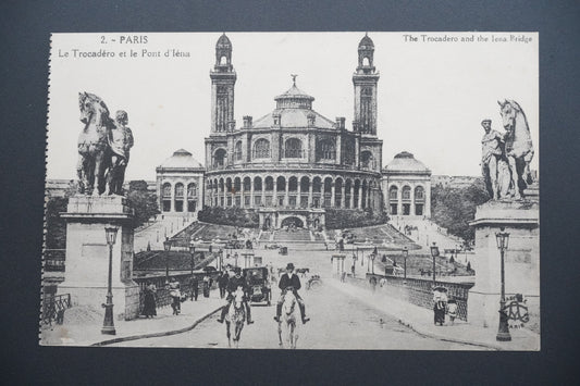 Pohlednice Paříž – Trocadéro a most d'Iéna (x9652)