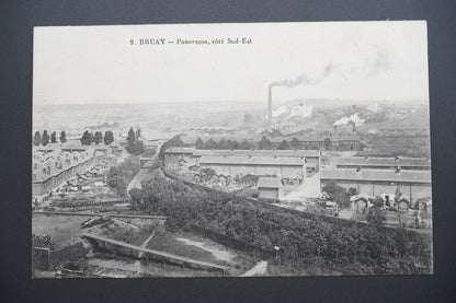 Pohlednice 9. BRUAY - Panorama cote Sud-Est (x9653)