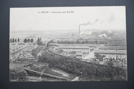 Pohlednice 9. BRUAY - Panorama cote Sud-Est (x9653)