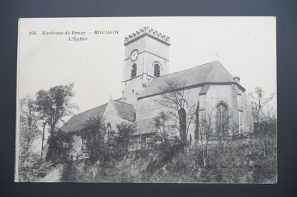 Pohlednice 164. Environs de Bruay - HOUDAIN L`Eglise (x9656)