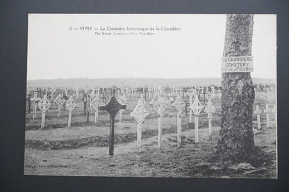Pohlednice Vimy – britský hřbitov La Chaudière (x9660)