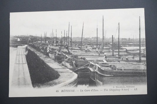 Pohlednice Béthune – přístaviště (x9668)