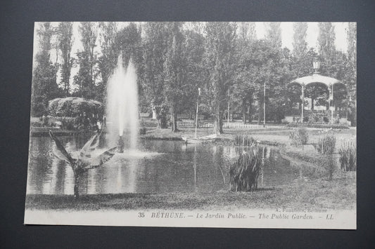 Pohlednice Béthune – veřejná zahrada (x9682)