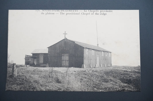 Pohlednice N.-D.-de-Lorette – provizorní kaple na platu (x9690)