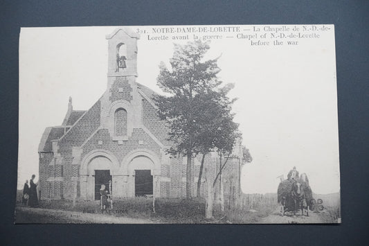 Pohlednice N.-D.-de-Lorette – kaple před válkou (x9693)
