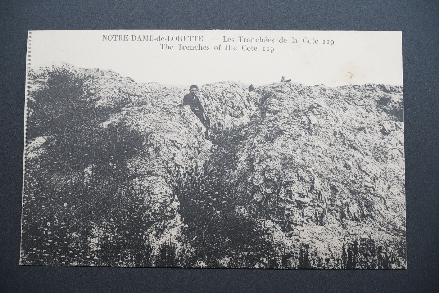 Pohlednice N.-D.-de-Lorette – zákopy na Cote 119 (x9700)