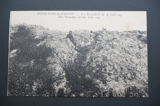 Pohlednice N.-D.-de-Lorette – zákopy na Cote 119 (x9700)