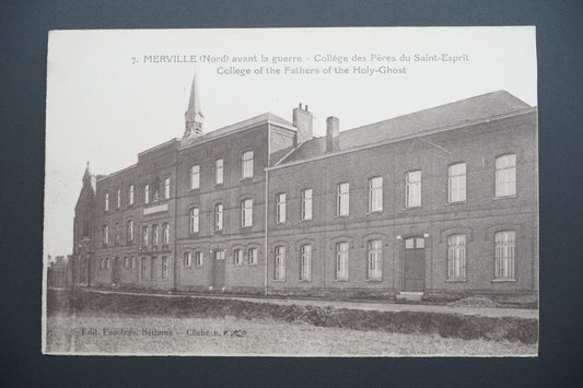 Pohlednice Merville – kolej otců Sv. Ducha před válkou (x9703)