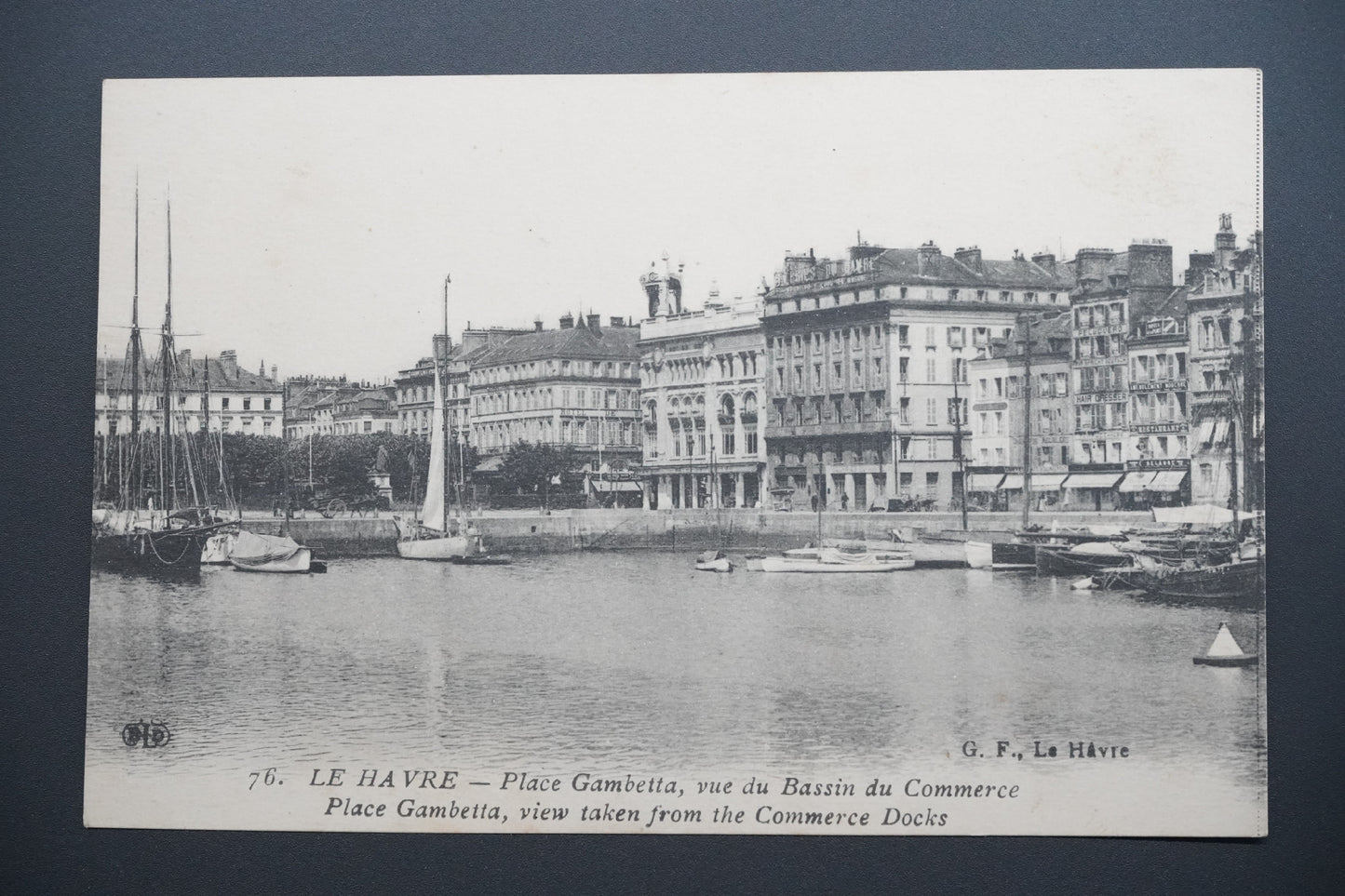 Pohlednice Le Havre – nám. Gambetta od doků (x9718)