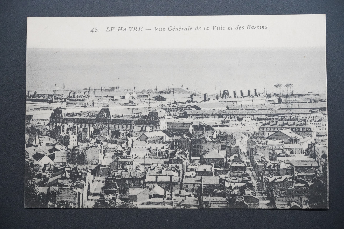 Pohlednice Le Havre – celkový pohled na město a doky (x9720)