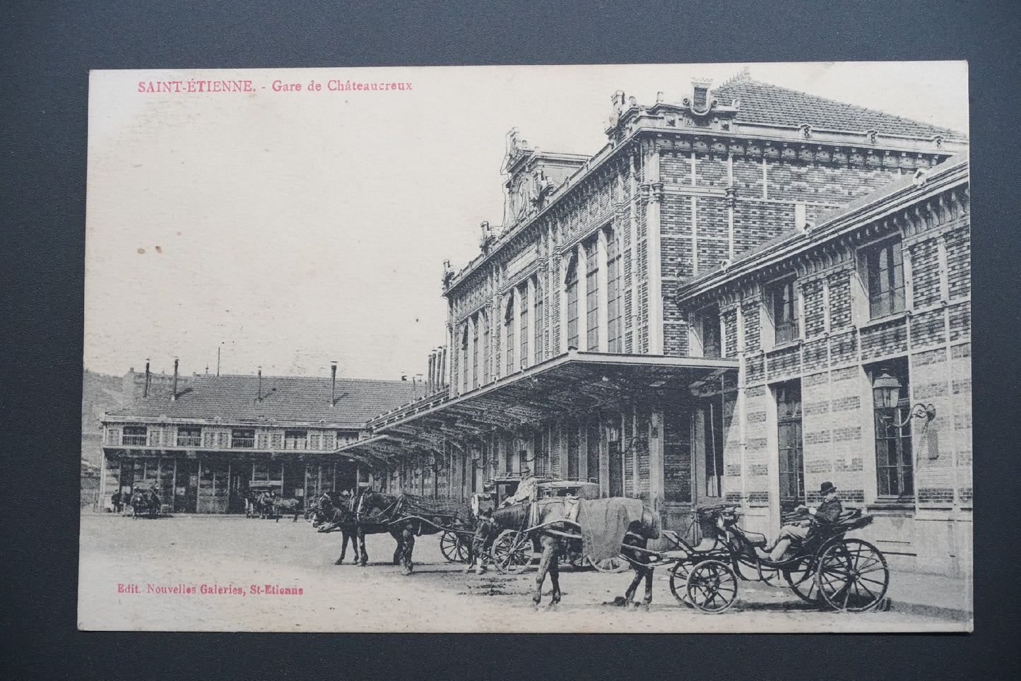 Pohlednice St-Étienne – nádraží Châteaucreux (x9727)