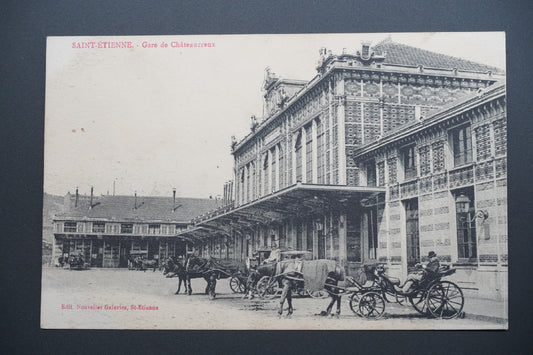 Pohlednice St-Étienne – nádraží Châteaucreux (x9727)