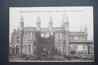 Pohlednice Hénin-Liétard – zámek Gruelle (x9745)