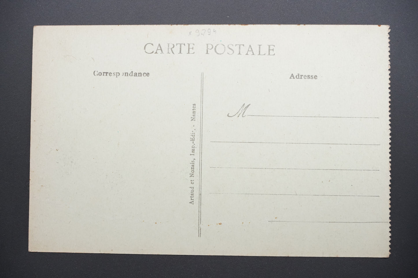 Pohlednice St-Nazaire – FRANCE v suchém doku (x9794)