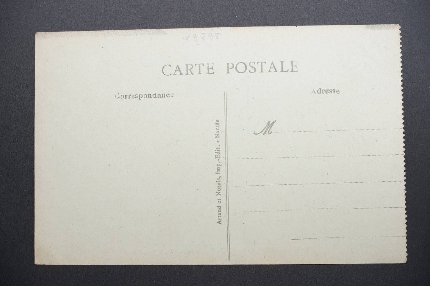 Pohlednice St-Nazaire – ul. Villes-Martin, Grand Café (x9795)