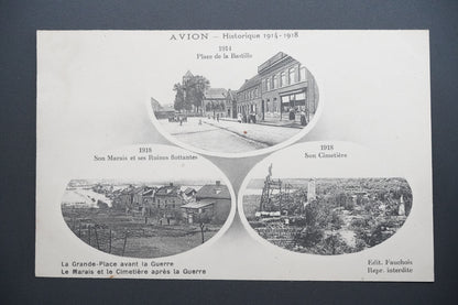 Pohlednice Avion – historická koláž 1914–1918 (x9818)