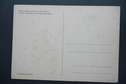 Pohlednice Hradčany z Valdštejnské ul., A. Jaroslav (x9920)