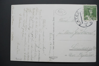 Pohlednice Žatec – náměstí (x9921)