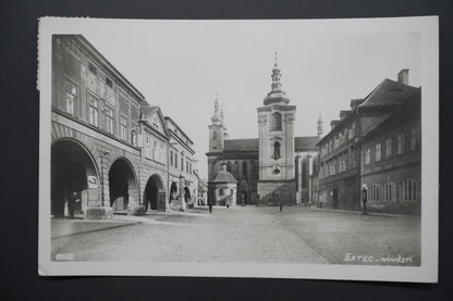 Pohlednice Žatec – náměstí (x9921)