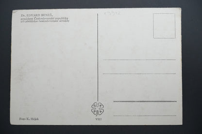 Pohlednice Dr. Beneš – přehlídka armády (x9942)
