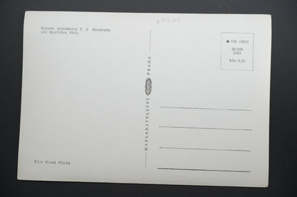 Pohlednice Portrét T. G. Masaryka na Bystričce 1931 (x9945)
