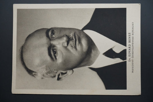 Pohlednice Dr. Edvard Beneš – prezident ČSR (x9949)