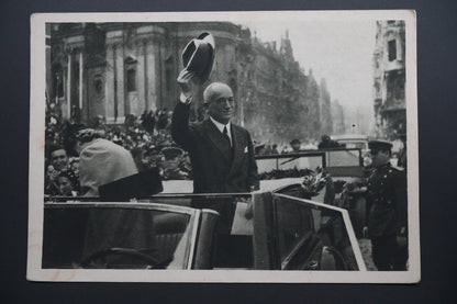 Pohlednice Příjezd Dr. Beneše na Staroměstské nám. (x9951)