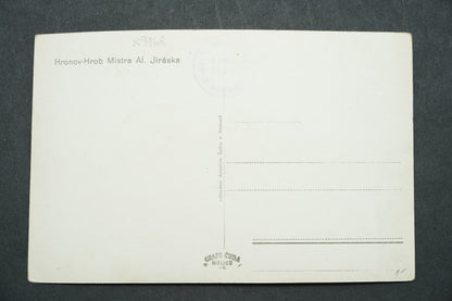 Postcard Hronov GRAVE OF AL. JIRÁSKA x9968