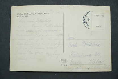 Postcard COZY HELL NEAR NOVÉ MÉSTO NAD METUJÍ x9976