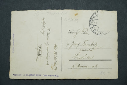 Pohlednice Sabská nádrž v Těšnově u Dvora Králové x9979