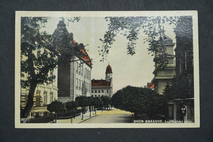 Pohlednice Dvůr Králové Legionářská ulice x9981