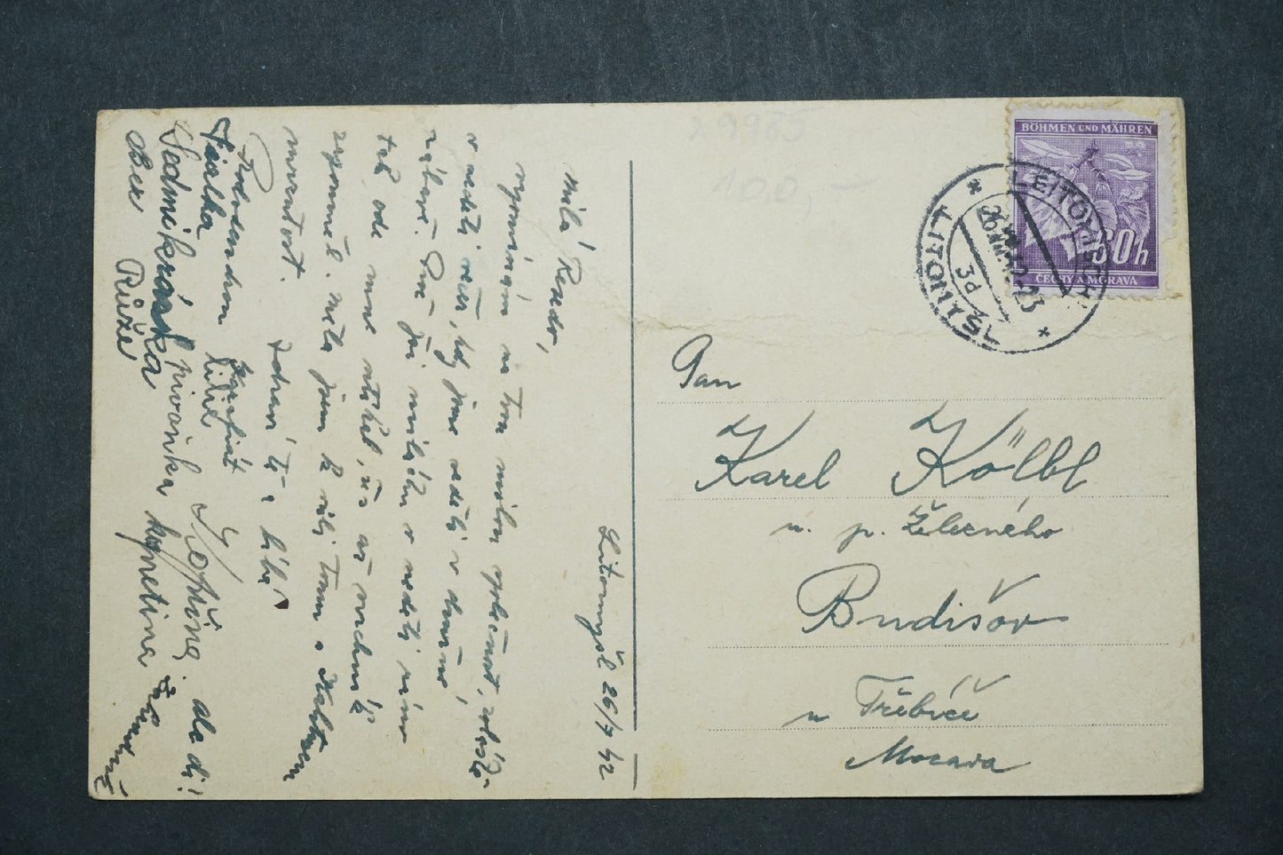 Pohlednice Lytomyšl náměstí x9985