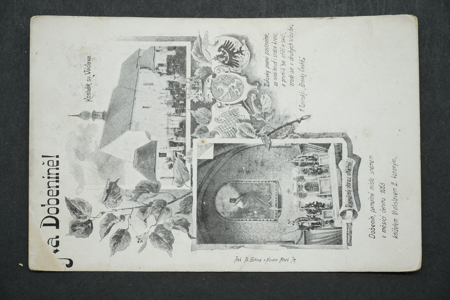 Postcards in Dobenín x10016