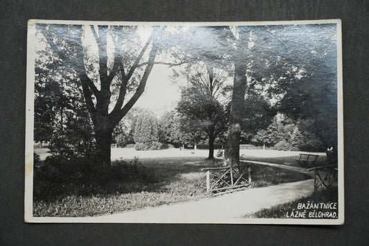 Pohlednice Bažantnice lázně Bělohrad x10025