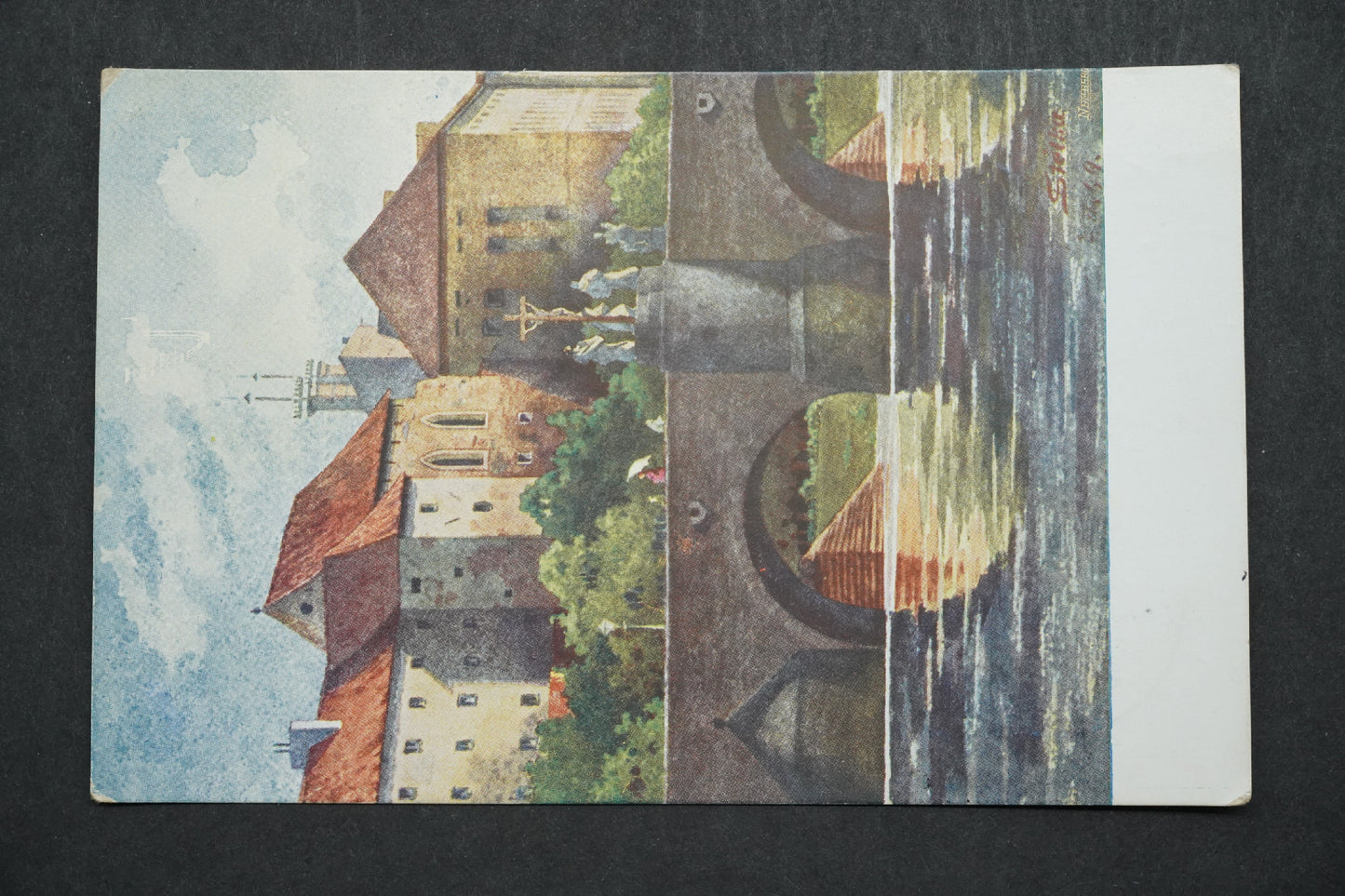 Pohlednice Písek Partie u hradu x10037