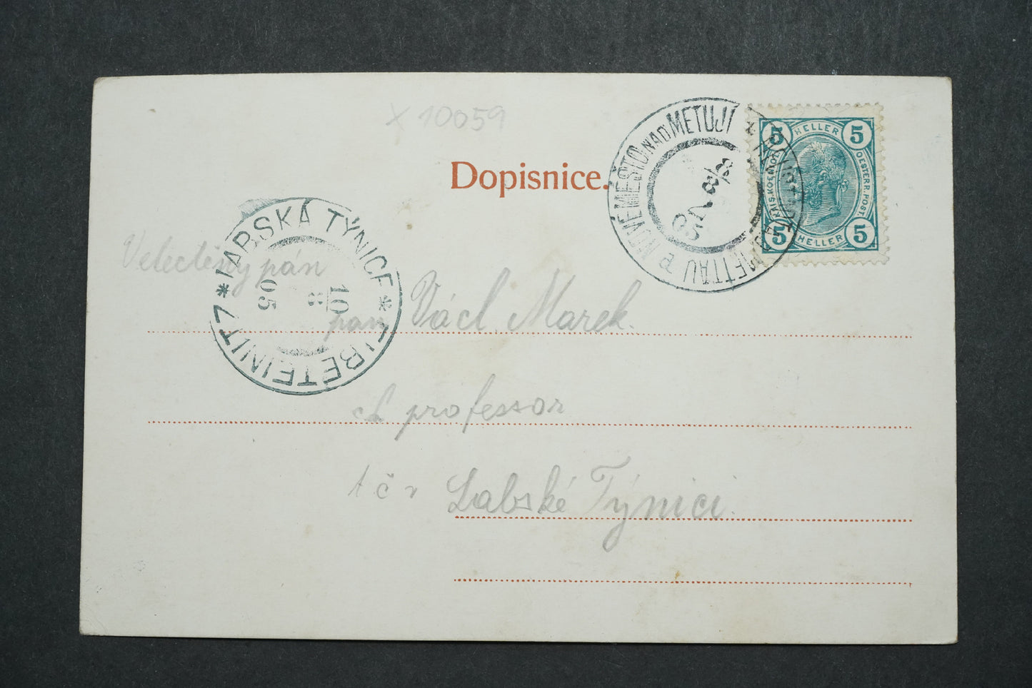 Postcard Greetings from Nové Město n Metují x10059