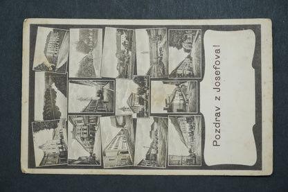 Postcard Greetings from Josefov collage x10064