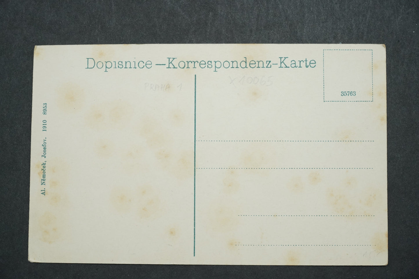 Postcard Josefov x10065