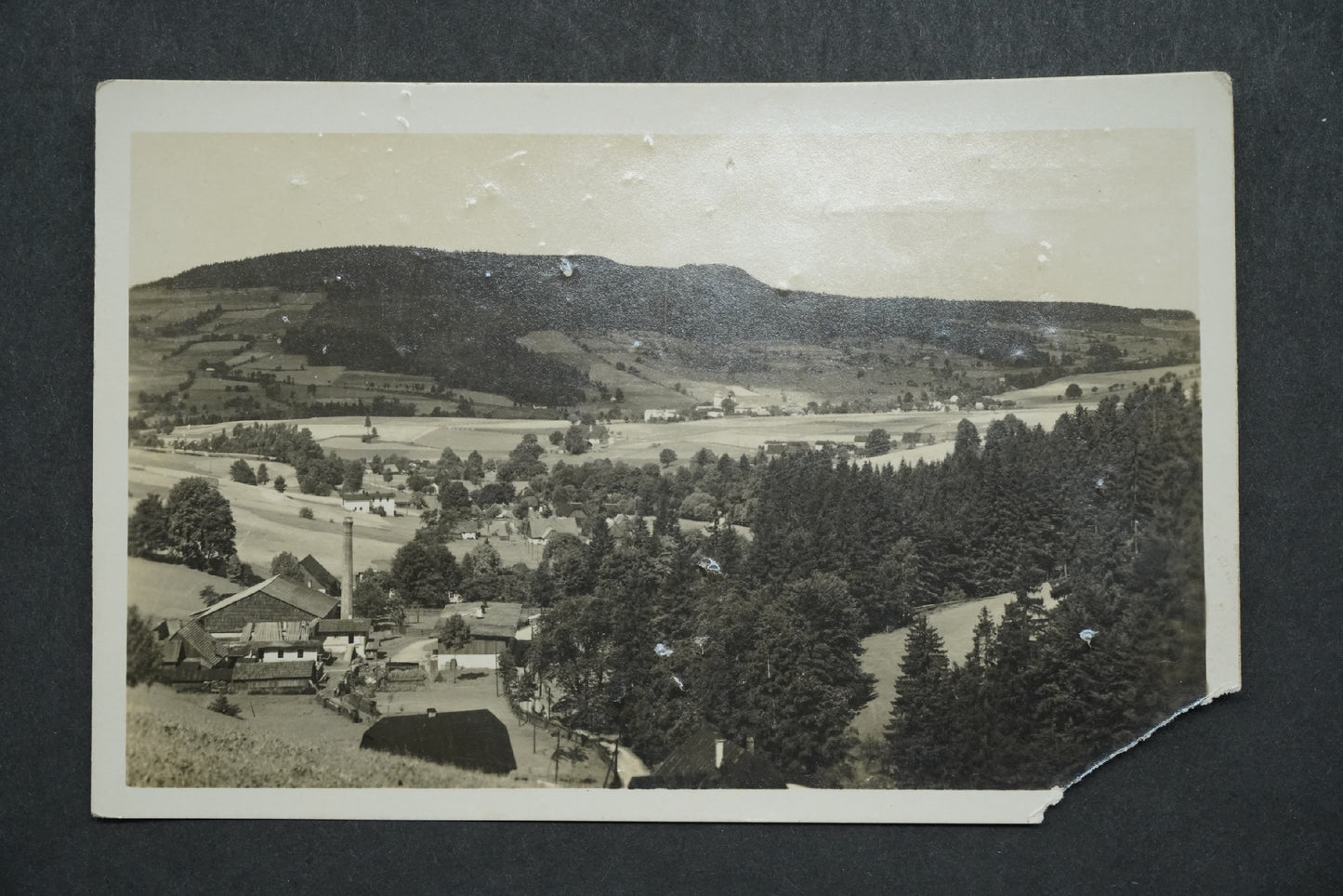 Pohlednice Orlické Hory v pozadí Špičák x10068