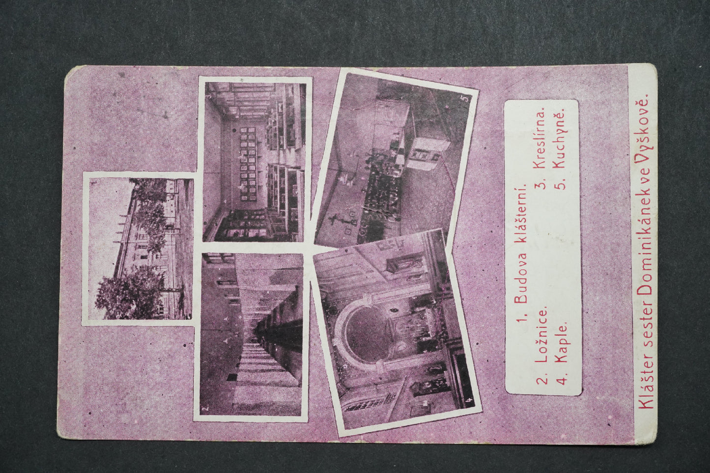 Pohlednice Klášter sester Dominikánek ve Vyškově koláž x10071