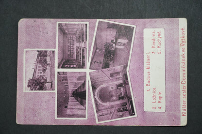 Pohlednice Klášter sester Dominikánek ve Vyškově koláž x10071