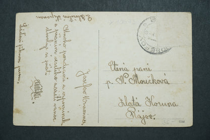 Pohlednice Josefov - budova vojenského velitelství x10073