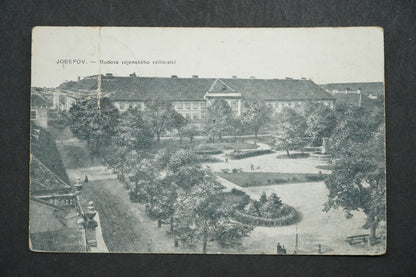 Pohlednice Josefov - budova vojenského velitelství x10073