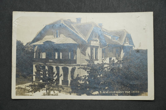 Pohlednice Lázně Velichovky vila čechie x10074