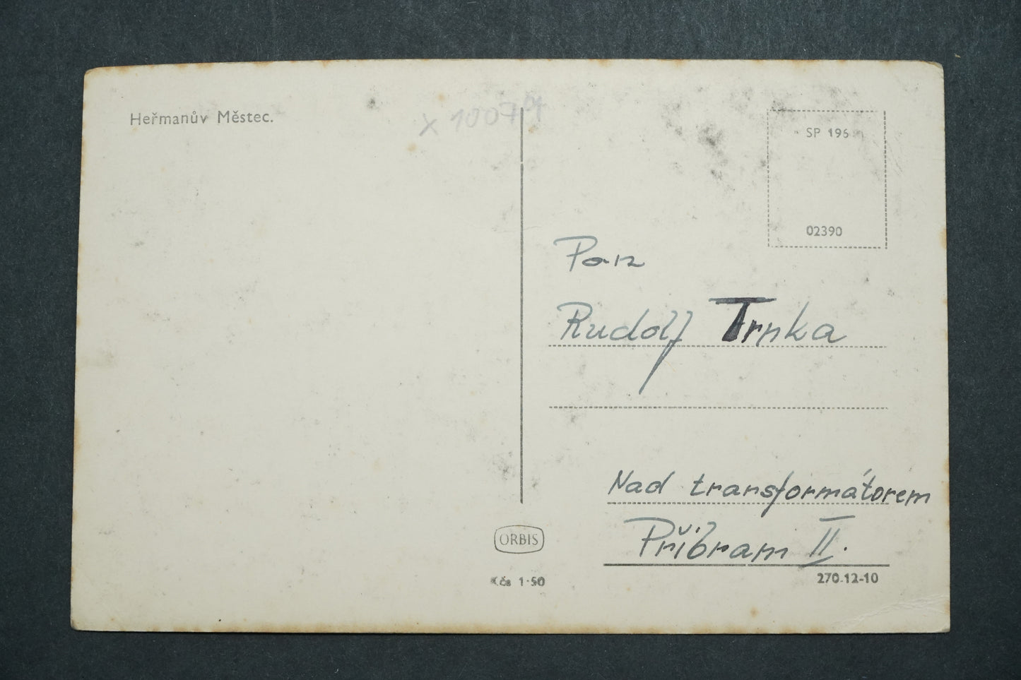 Pohlednice Heřmanův Městec x10079