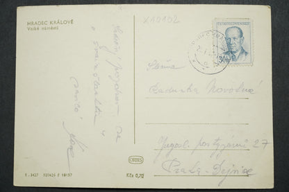 Pohlednice Hradec Králové Velké náměstí x10102