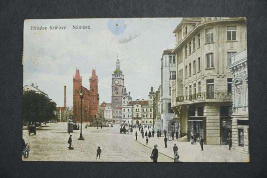 Pohlednice Hradec Králové náměstí x10107